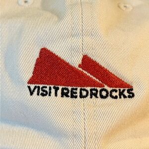 Visit Red Rocks Amphitheater Off White Snapback Adjustable Cap Hat Colorado